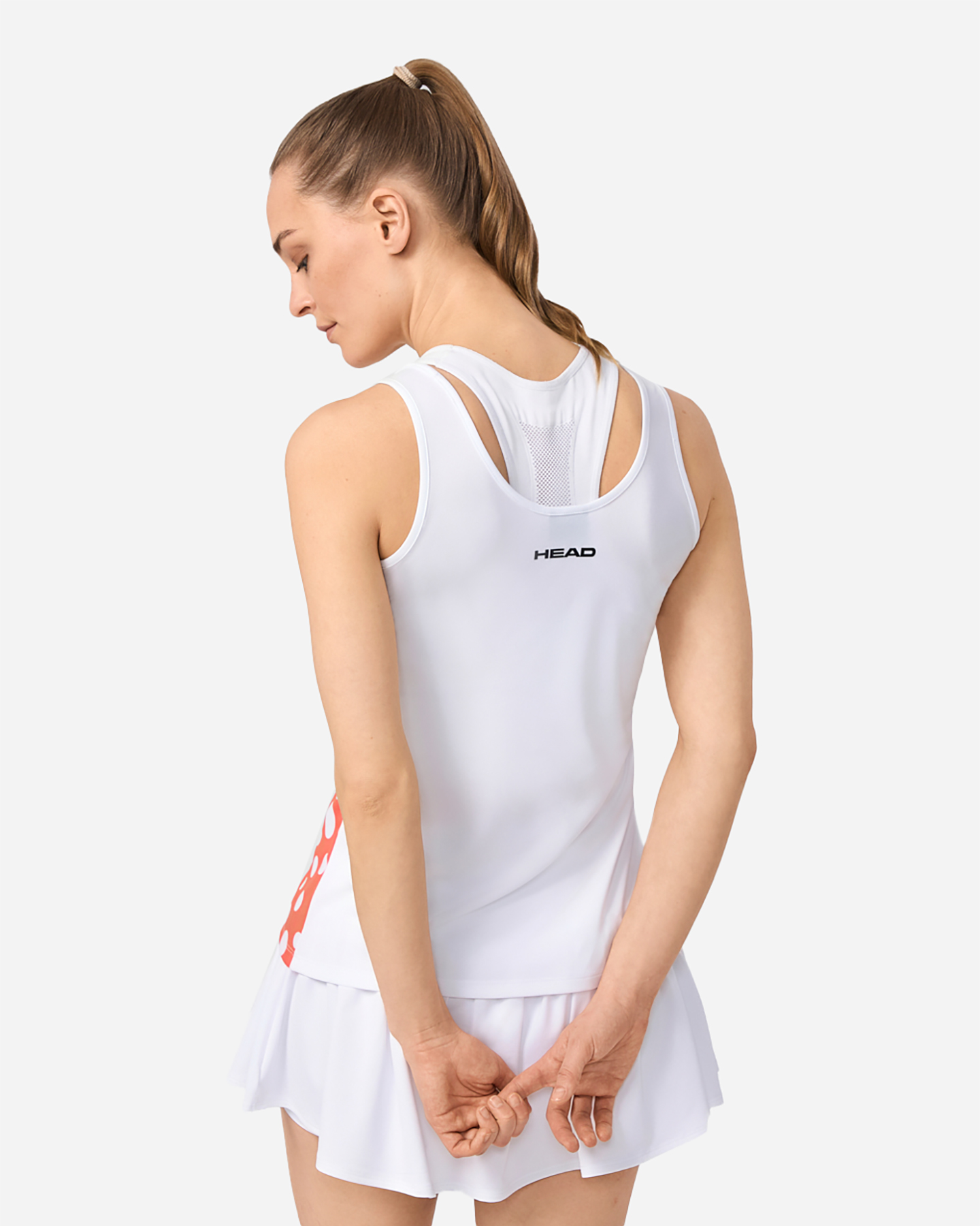 T-shirt tennis HEAD SPIRIT II W - Rosso - 3 | Cisalfa Sport