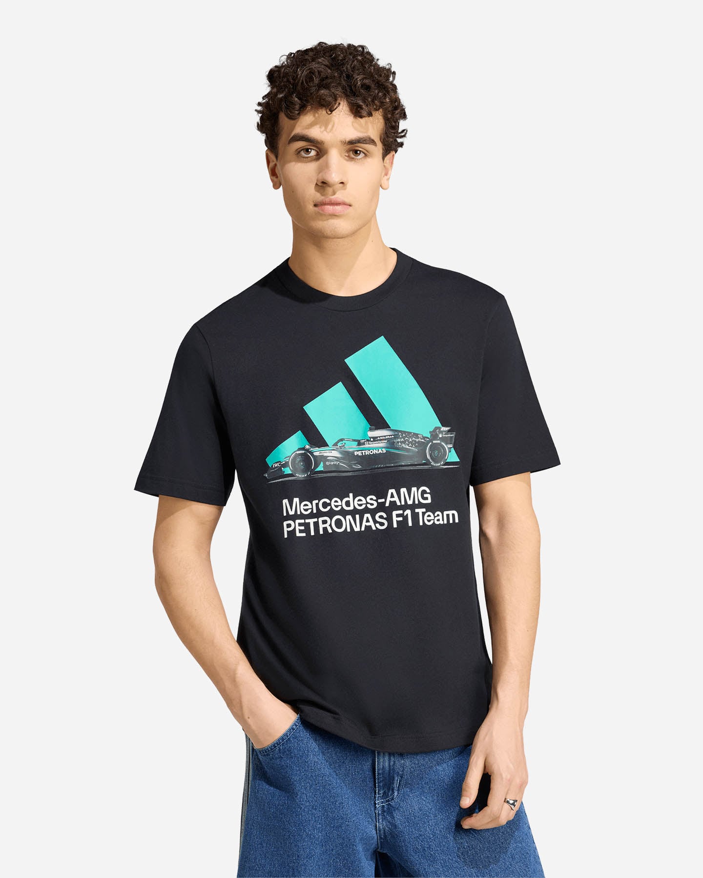 T-shirt ADIDAS MERCEDES - AMG PETRONAS FORMULA 1 TEAM M - Nero - 1 | Cisalfa Sport