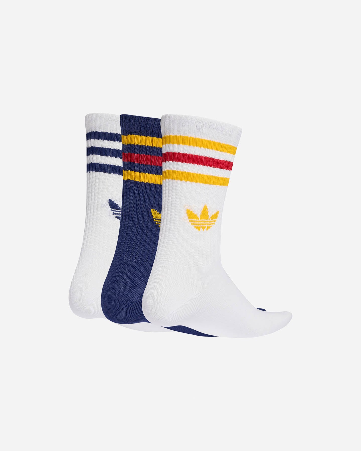 Calze ADIDAS 3STRIPES CREW S 3PACK MID M - Color mix - 1 | Cisalfa Sport