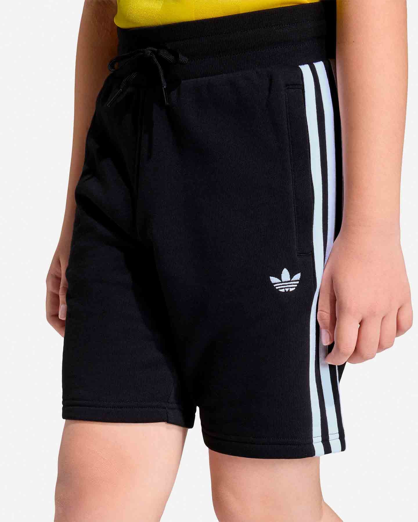 Pantaloncini ADIDAS 3STRIPES JR - Nero - 5 | Cisalfa Sport