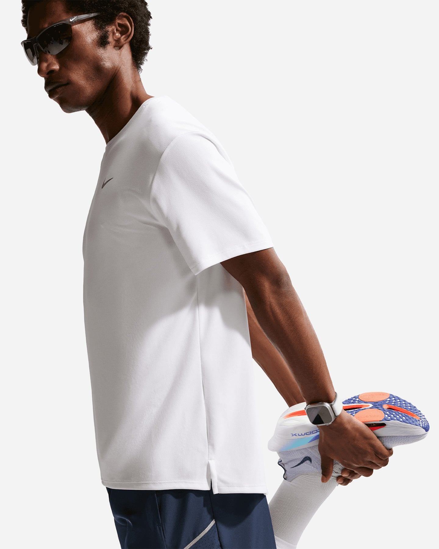 Short running NIKE MILER 7 M - Blu - 5 | Cisalfa Sport