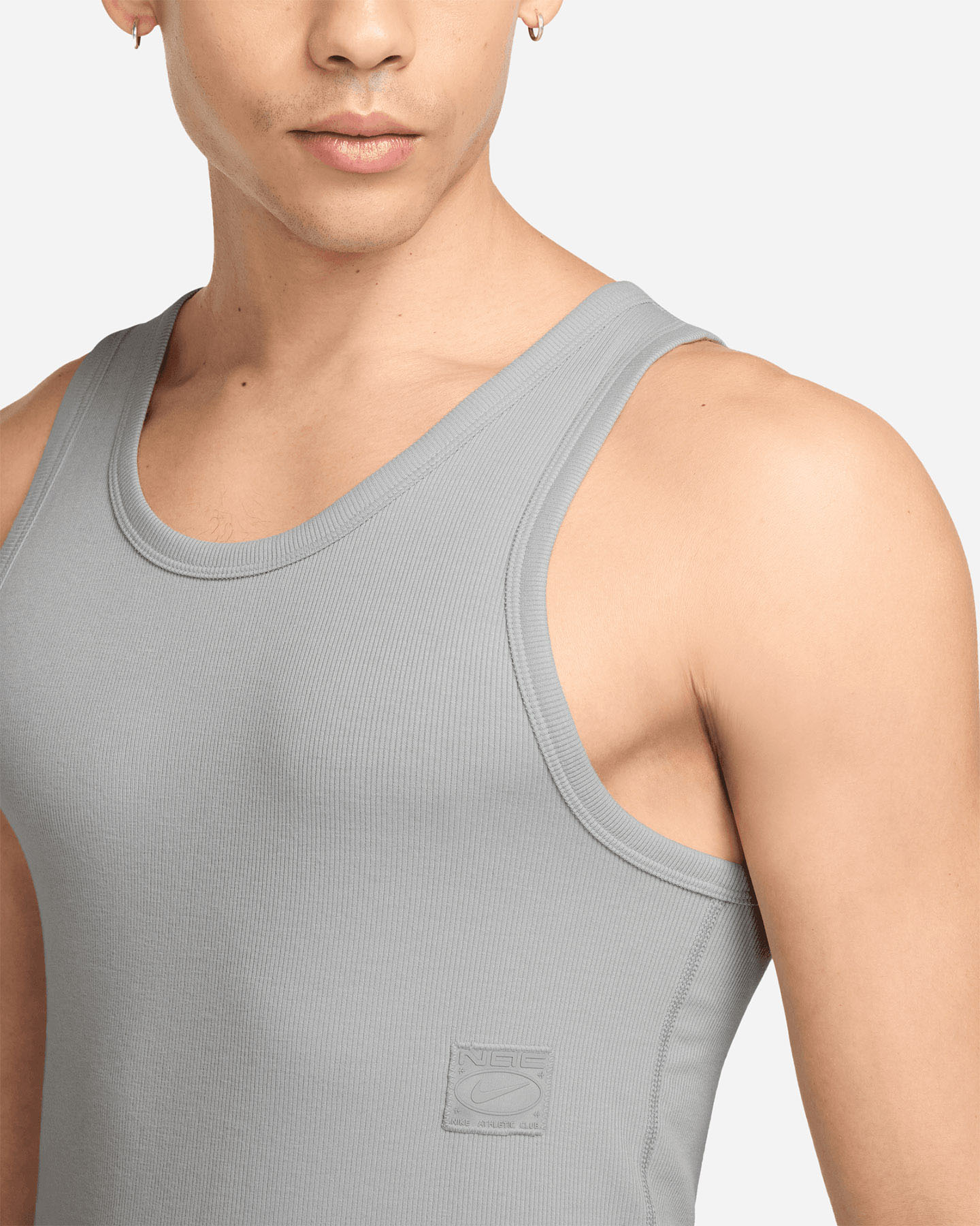 Canotta training NIKE DRI FIT SMALL LOGO M - Grigio - 2 | Cisalfa Sport