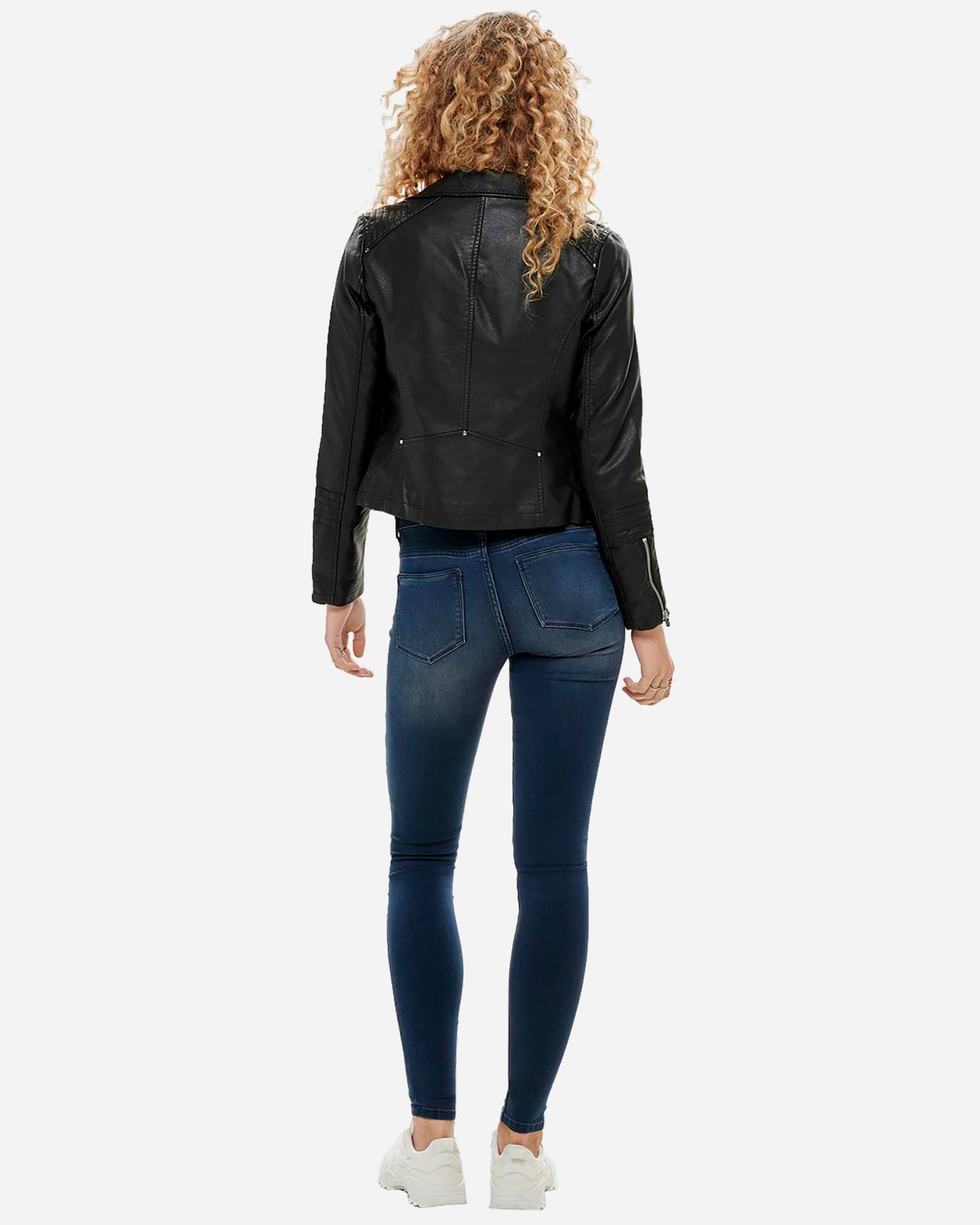 Giubbotto ONLY GEMMA FAUX BIKER ECO W - Nero - 4 | Cisalfa Sport