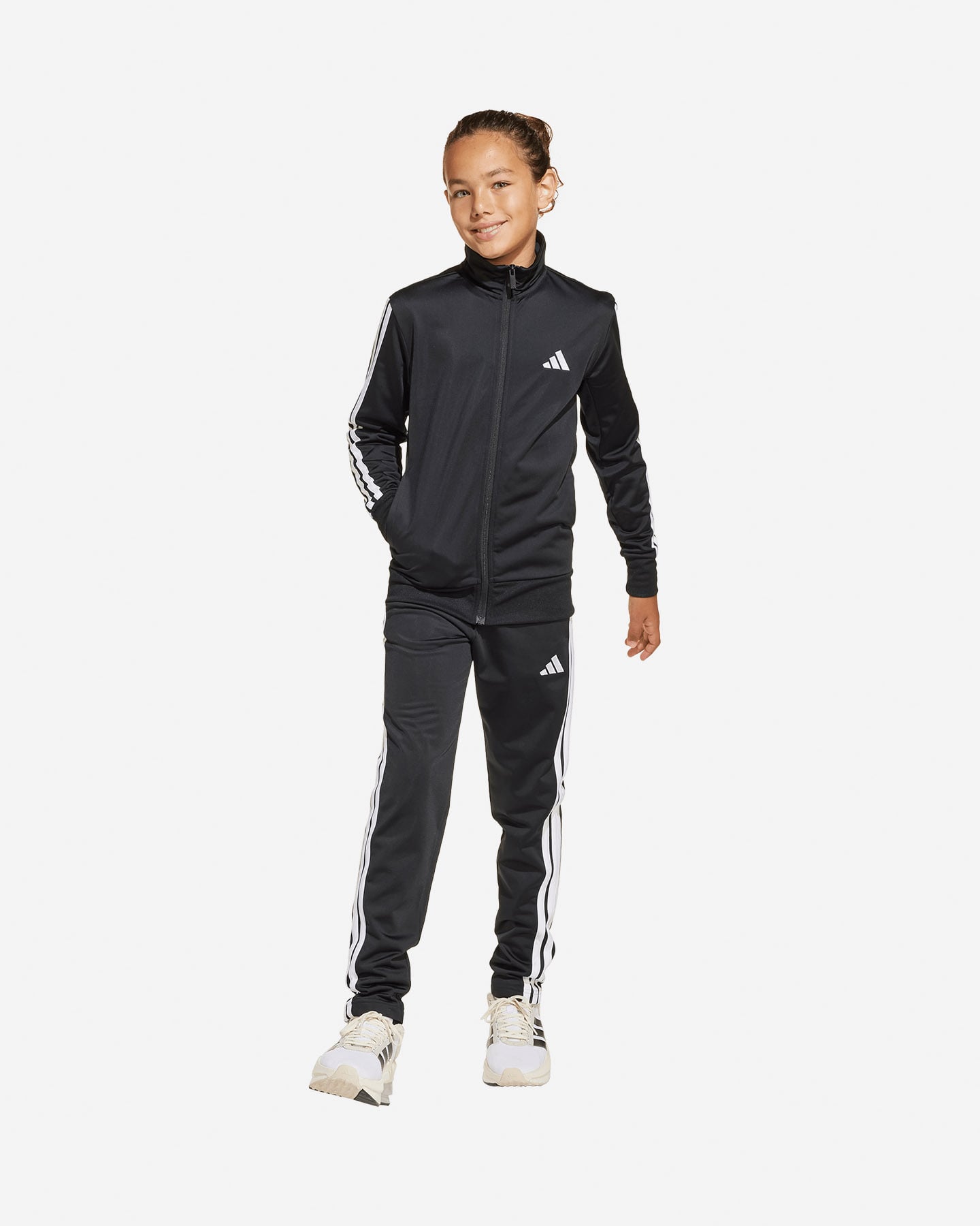 Tuta ADIDAS ESSENTIALS JR - Nero - 2 | Cisalfa Sport