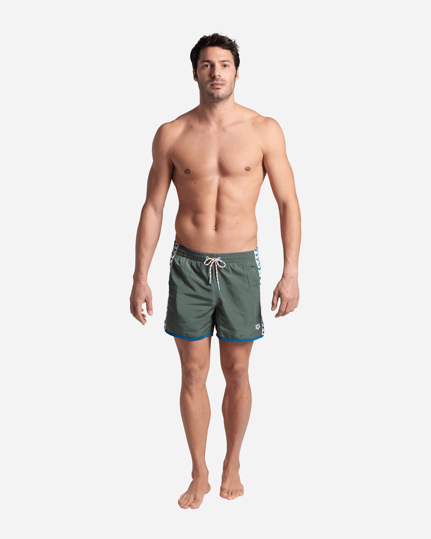 Boxer mare ARENA TEAM STRIPE M - Verde - 2 | Cisalfa Sport