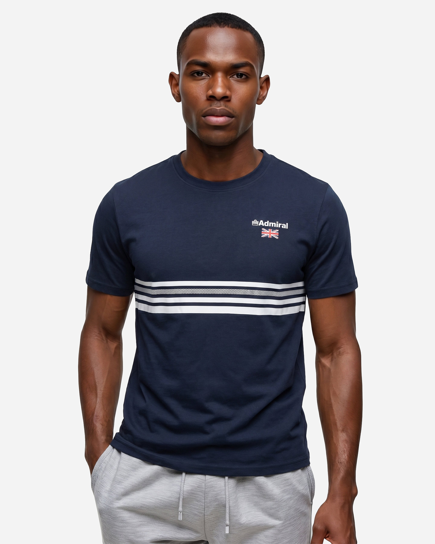 T-shirt ADMIRAL ESSENTIAL COLLEGE M - Blu Navy - 2 | Cisalfa Sport