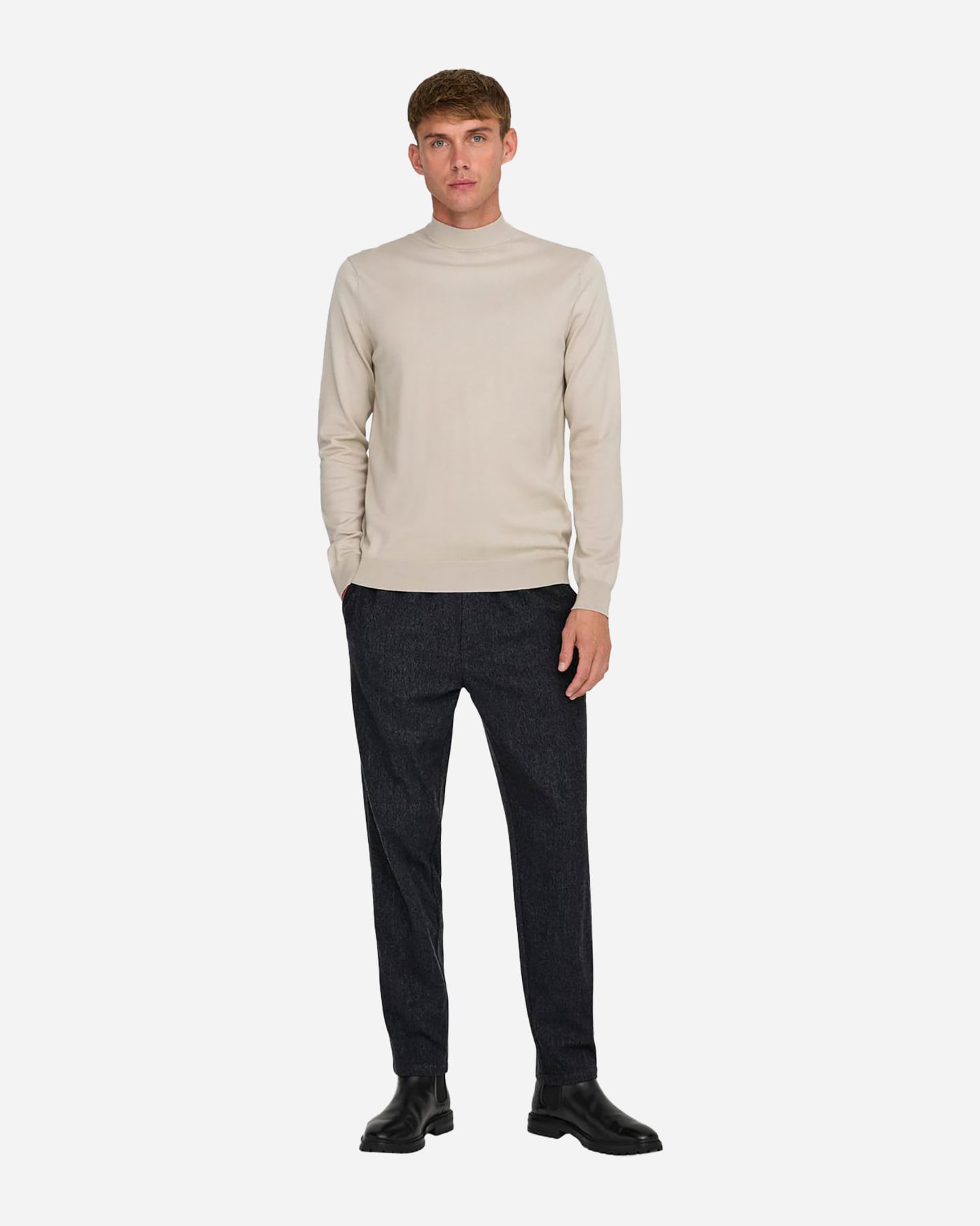 Maglione ONLY & SONS LUPETTO M - Beige - 3 | Cisalfa Sport