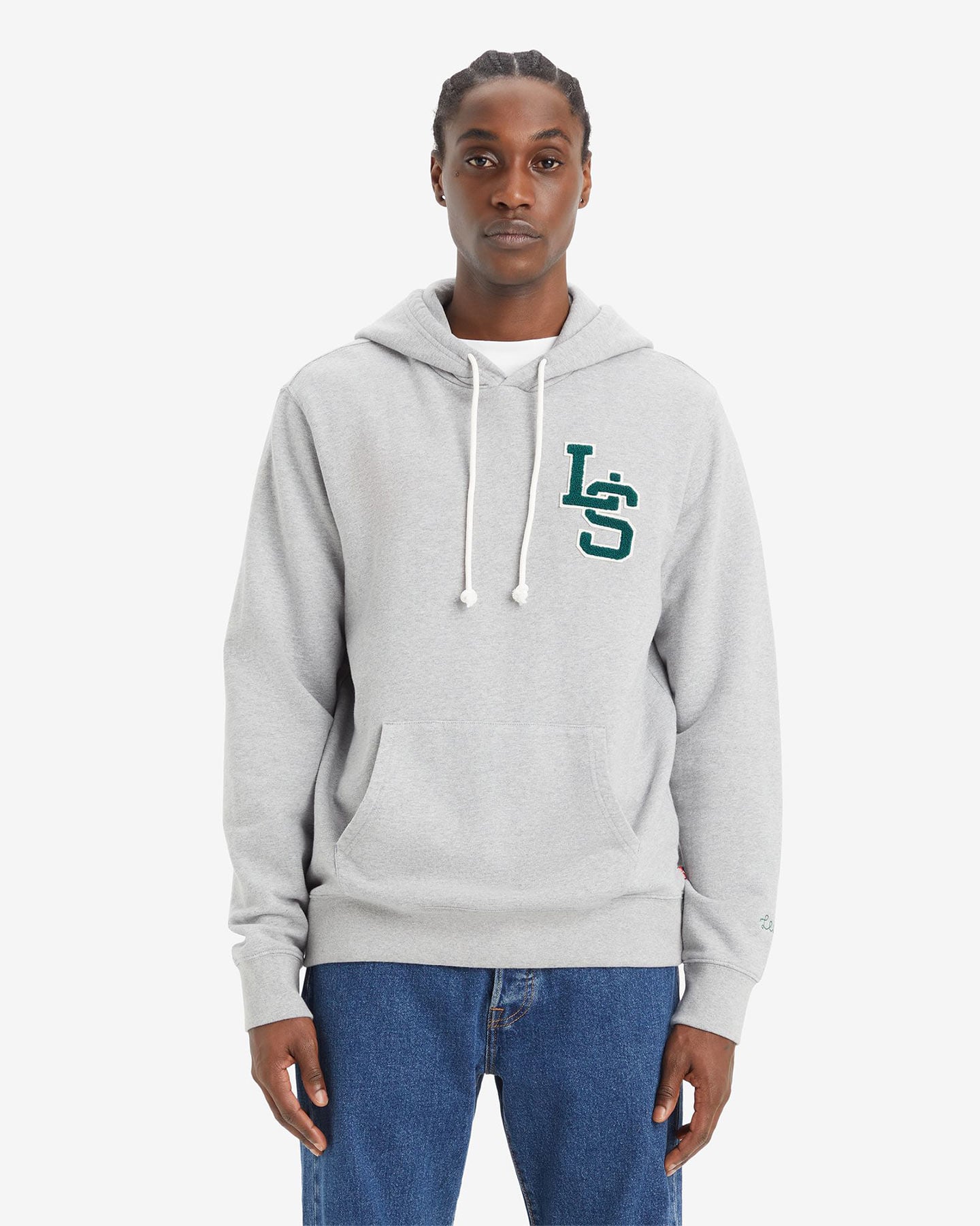 Felpa LEVI'S PATCH VARSITY M - Grigio - 3 | Cisalfa Sport