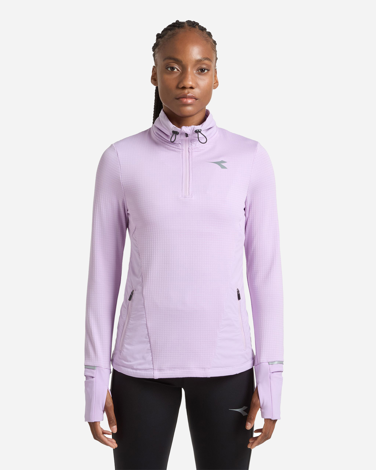 Giacca running DIADORA FIBRAZERO W - Viola - 1 | Cisalfa Sport