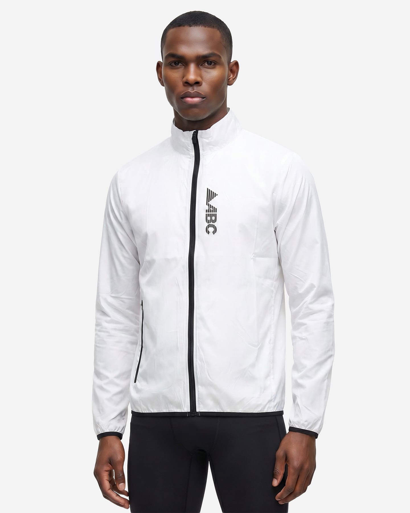 Giacca running ABC TECH M - Bianco - 2 | Cisalfa Sport
