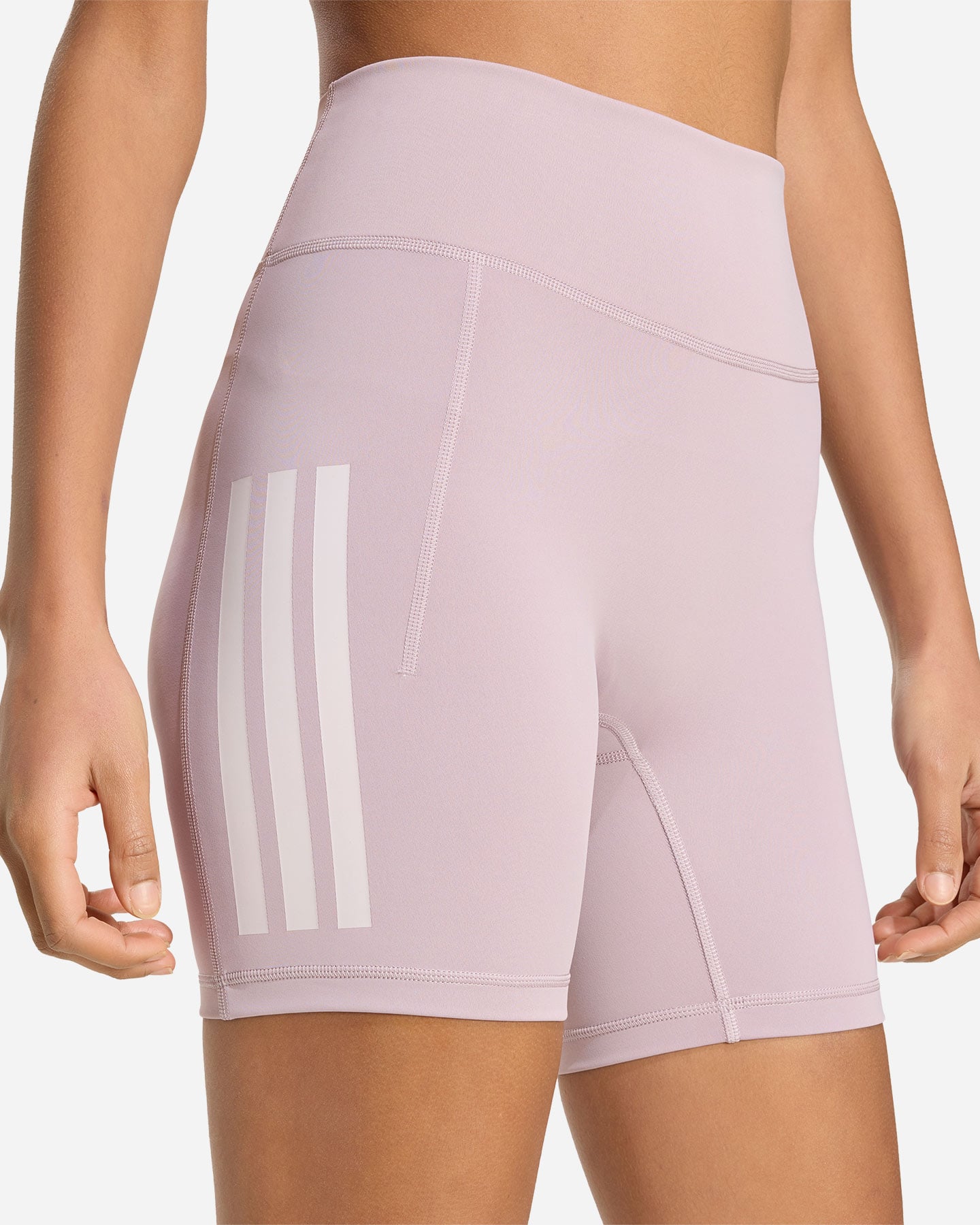 Short training ADIDAS OPTIMEWORKOUT 3STRIPES W - Viola - 4 | Cisalfa Sport