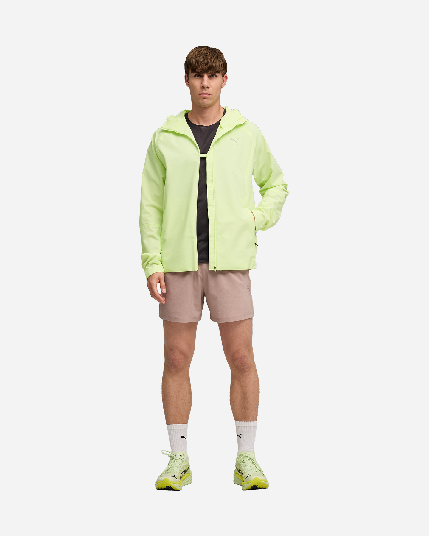 Giacca running PUMA RUN RAINCELL M - Giallo - 4 | Cisalfa Sport