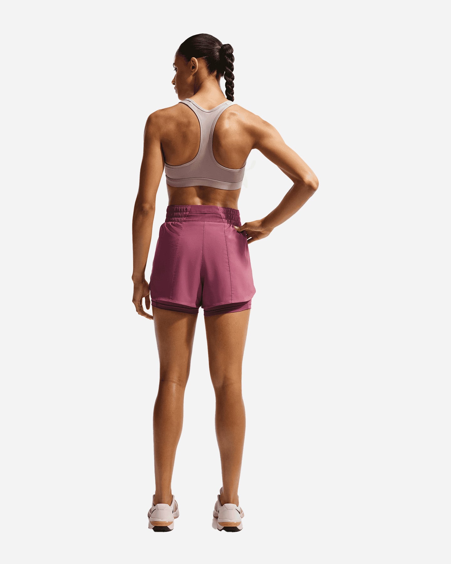 Short training NIKE ONE 2IN1 3IN W - Rosa - 2 | Cisalfa Sport