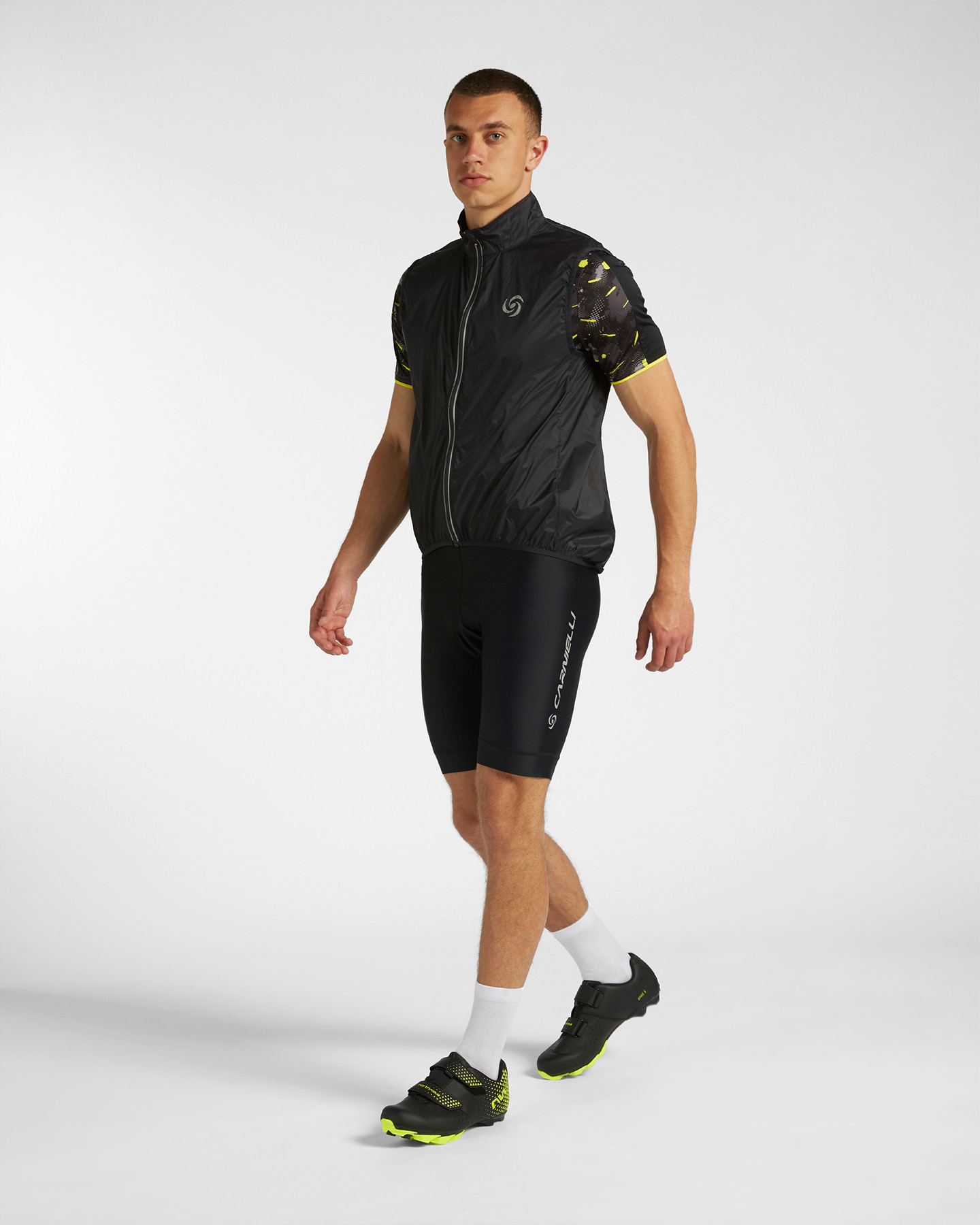 Giacca ciclismo CARNIELLI WINDPROOF FULL ZIP M - Nero - 3 | Cisalfa Sport