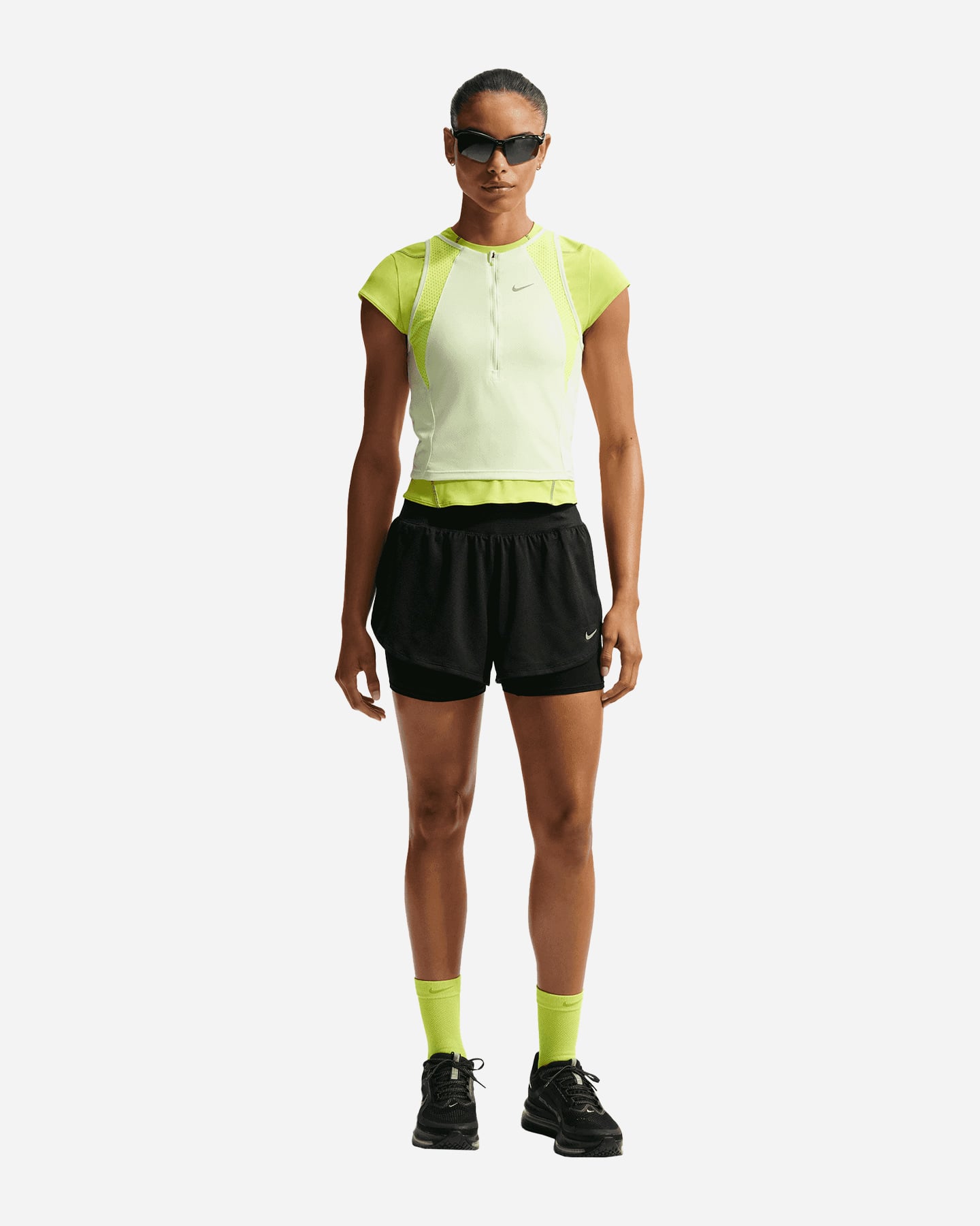 Short running NIKE TEMPO 2IN1 W - Nero - 1 | Cisalfa Sport