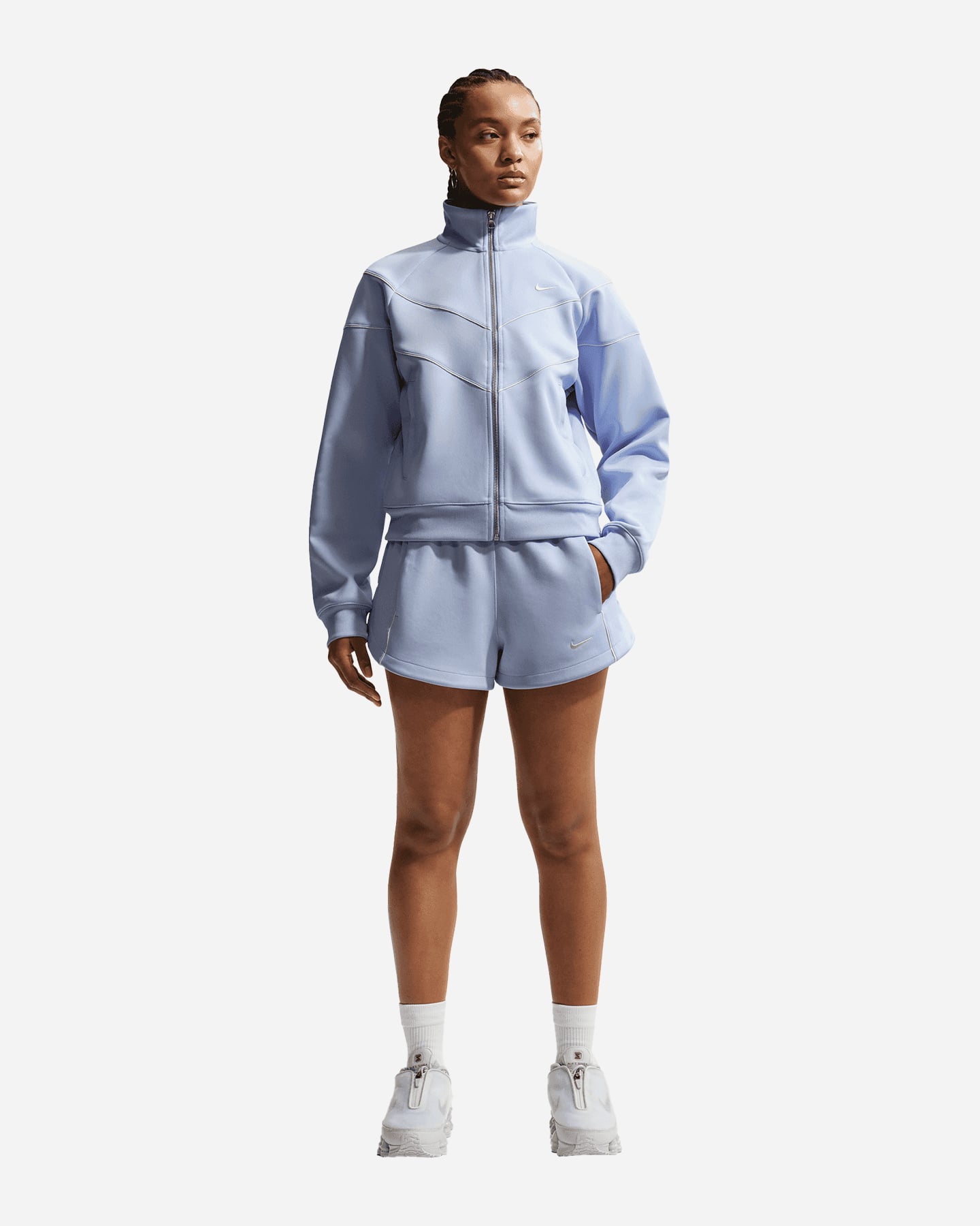 Pantaloncini NIKE PIPING W - Azzurro - 1 | Cisalfa Sport