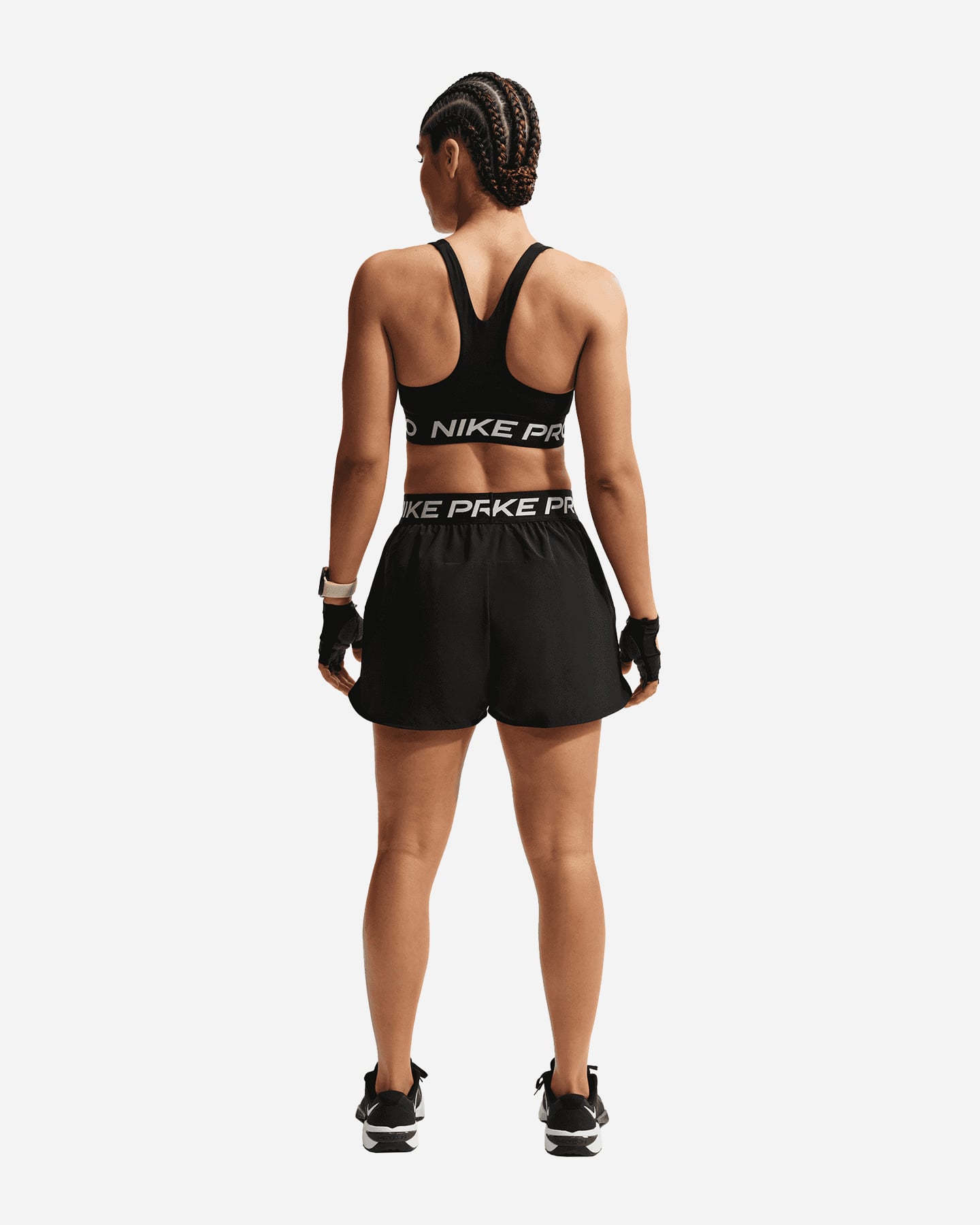 Short training NIKE PRO 2IN1 LOGO W - Nero - 2 | Cisalfa Sport