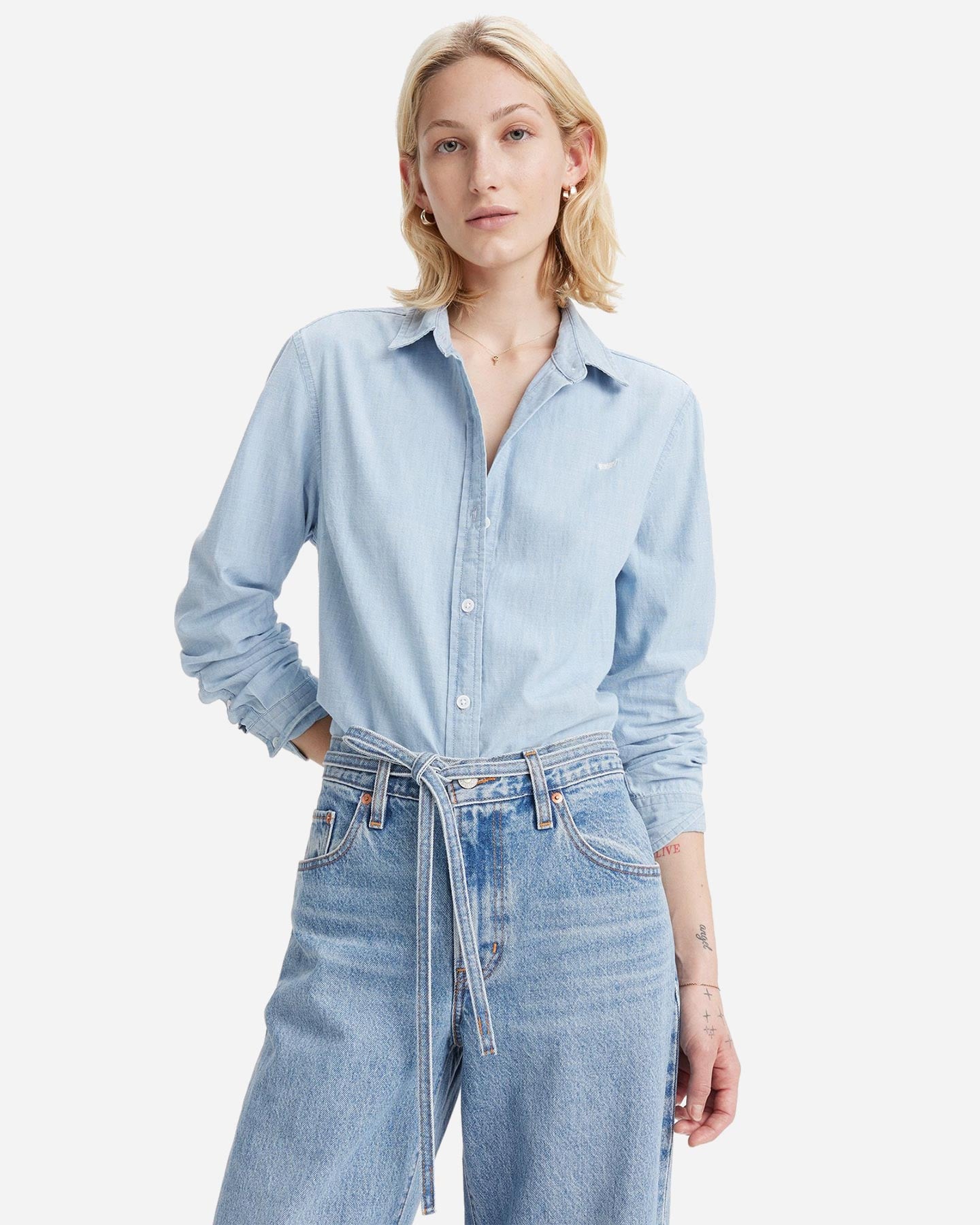 Camicia LEVI'S CHAMBRIE W - Denim - 2 | Cisalfa Sport