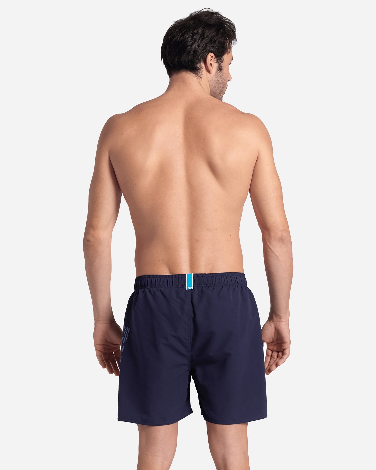 Boxer mare ARENA FUNDAMENTAL LOGO M - Blu Navy - 3 | Cisalfa Sport