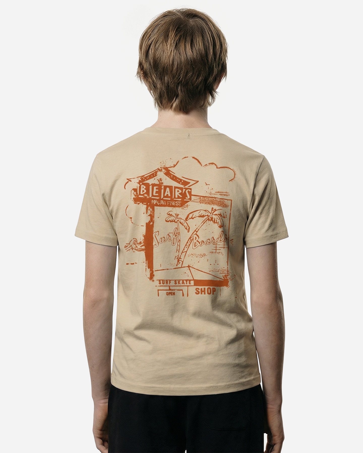 T-shirt BEAR WAVES AFTER WAVES JR - Beige - 3 | Cisalfa Sport