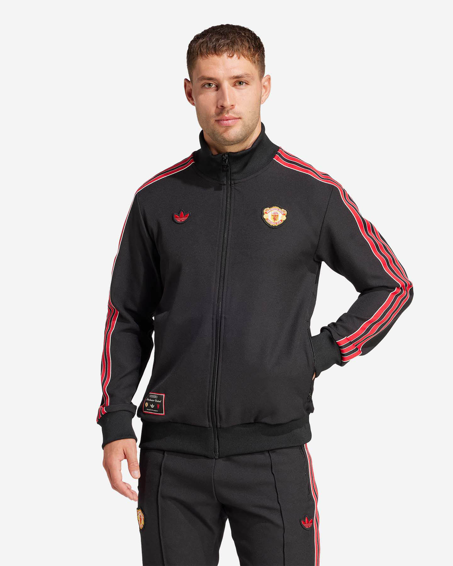 Abbigliamento calcio ufficiale ADIDAS MANCHESTER UNITED FC ICON M - Nero - 1 | Cisalfa Sport