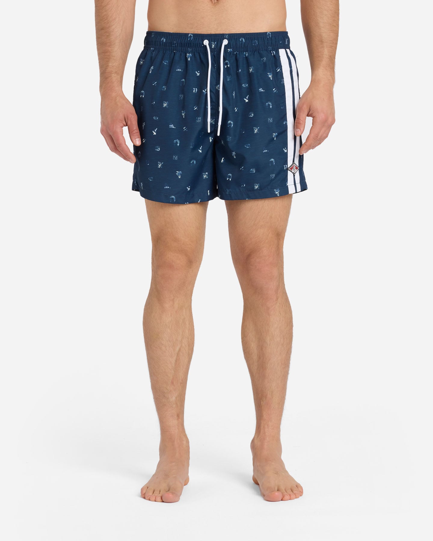 Boxer mare BEAR ICONIC SMALL LOGO M - Blu - 1 | Cisalfa Sport