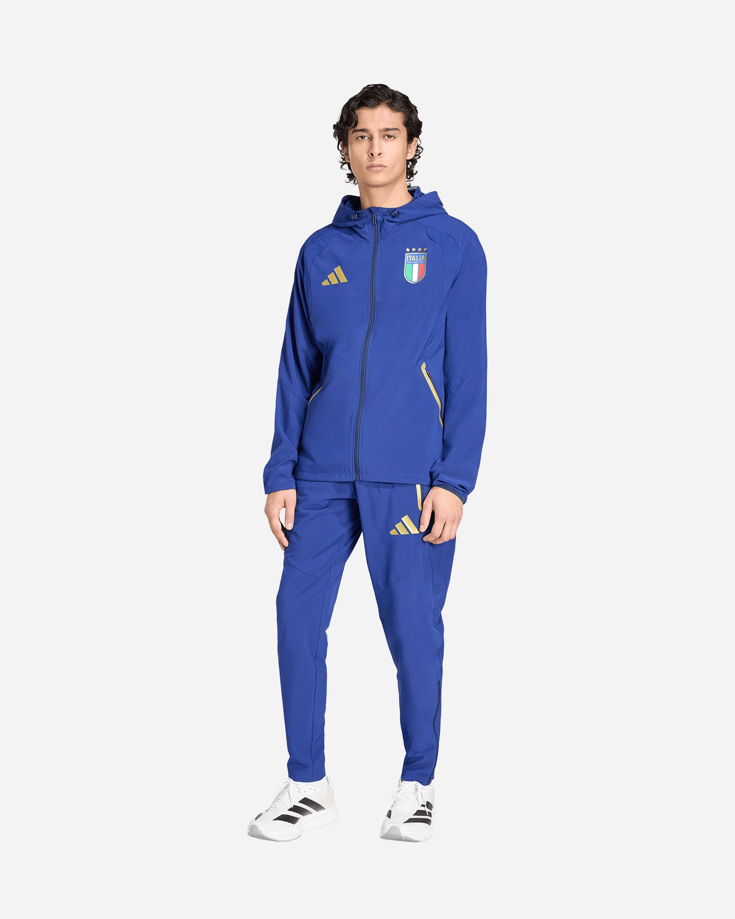 Abbigliamento calcio ufficiale ADIDAS ITALIA FIGC M - Blu - 3 | Cisalfa Sport