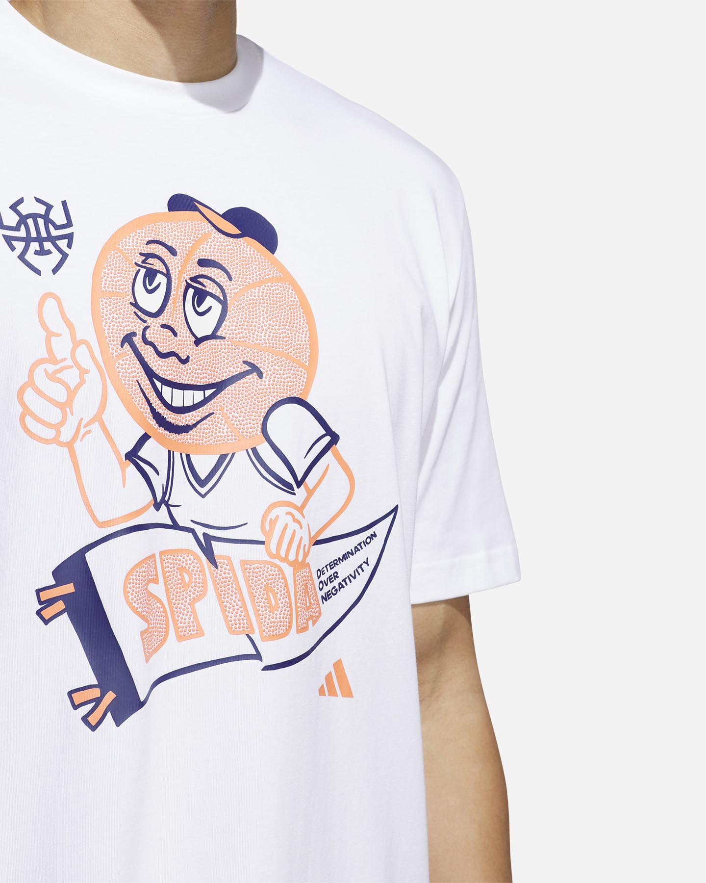 Maglia basket ADIDAS DON GFX M - Bianco - 4 | Cisalfa Sport