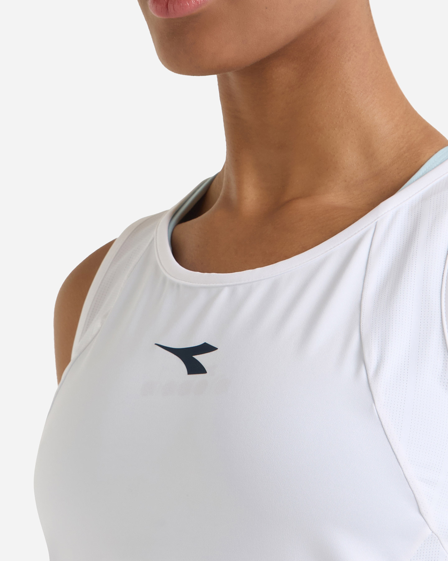 T-shirt tennis DIADORA ICON W - Bianco - 4 | Cisalfa Sport