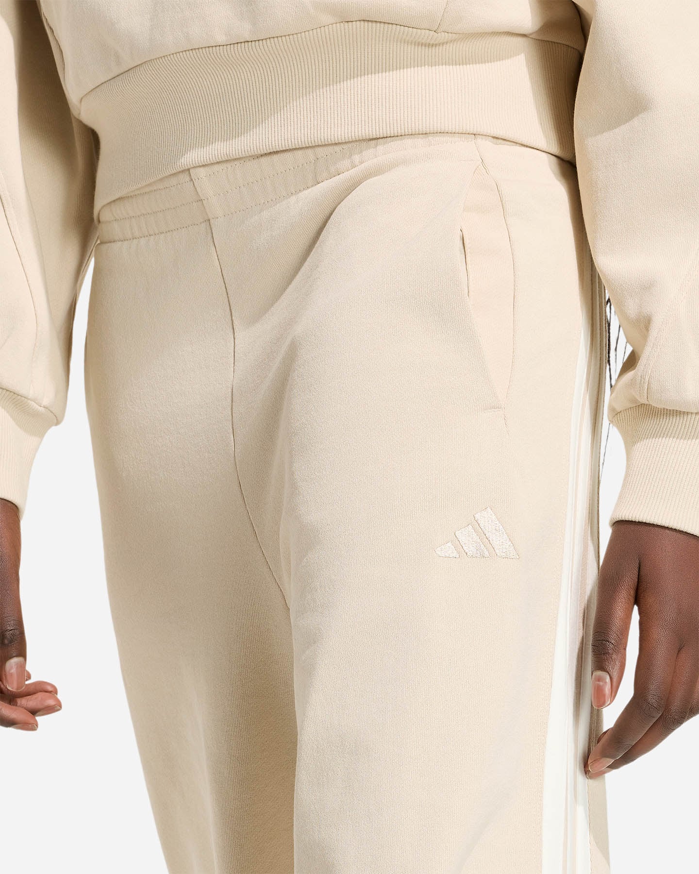 Pantalone ADIDAS KIT 3STRIPES W - Beige - 4 | Cisalfa Sport