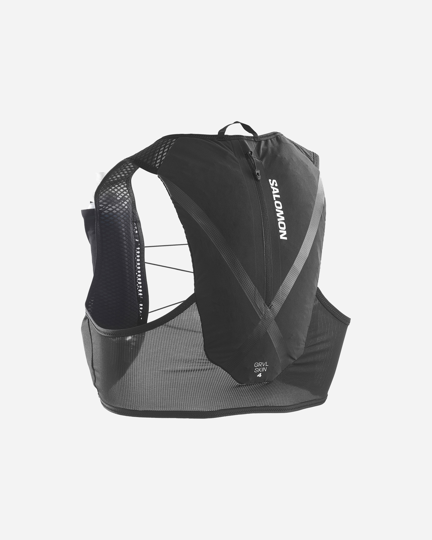 Zaino trail running SALOMON GRVL SKIN 4 SET  - Nero - 1 | Cisalfa Sport