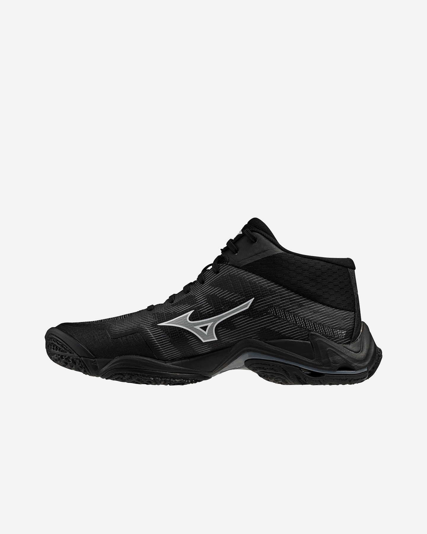Scarpe volley MIZUNO WAVE LIGHTNING ELITE MID M - Nero - 4 | Cisalfa Sport
