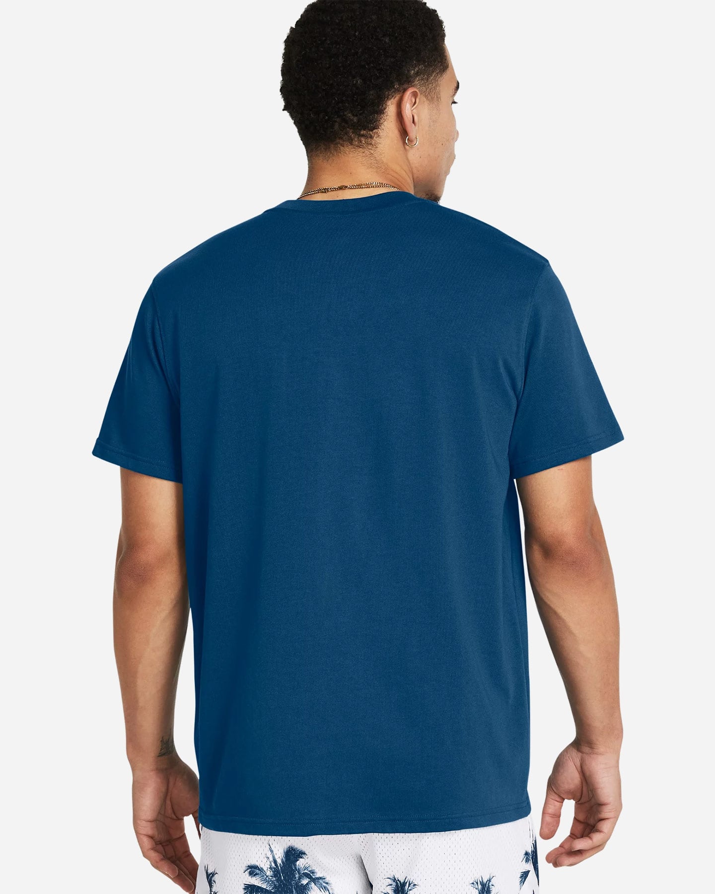 Maglia basket UNDER ARMOUR CURRY EMBOSS SPLASH M - Blu - 2 | Cisalfa Sport
