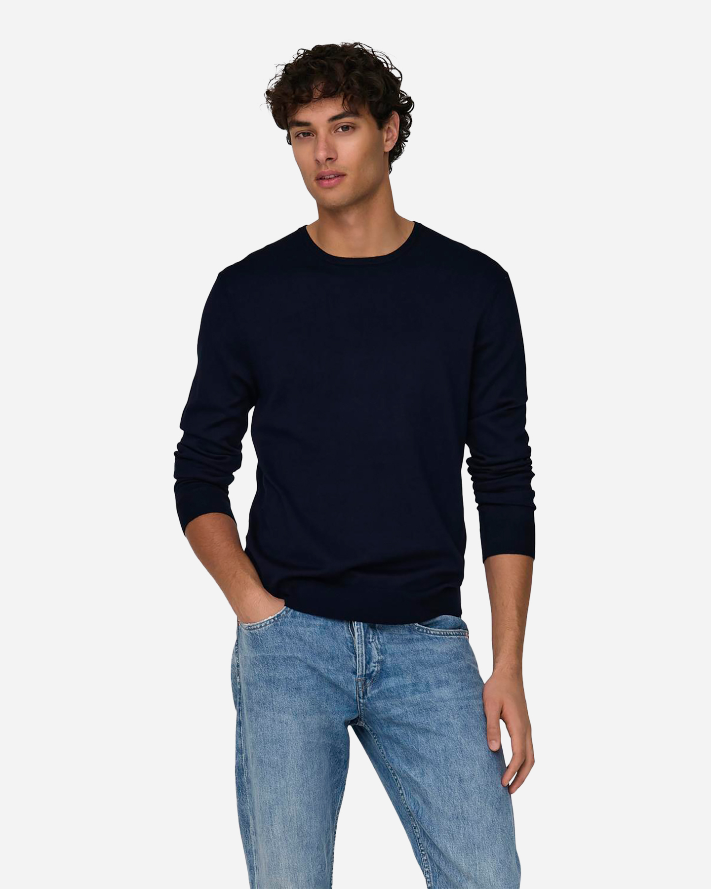 Maglione ONLY & SONS WYLER M - Blu - 2 | Cisalfa Sport