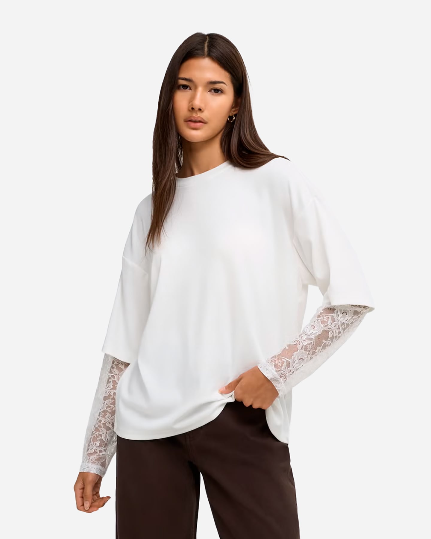 T-shirt ONLY TAHLIA W - Grigio - 2 | Cisalfa Sport