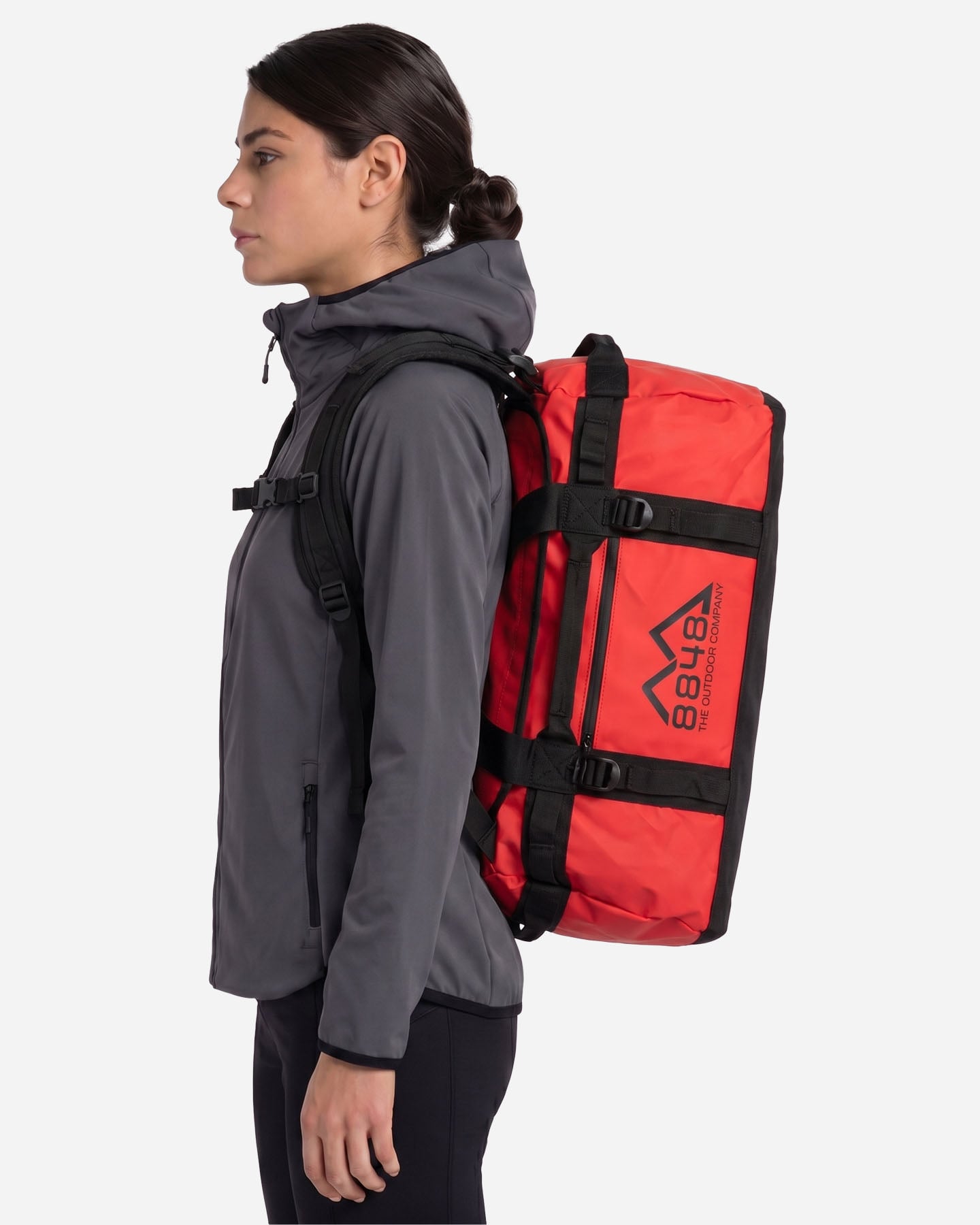 Borsa viaggio 8848 TRAVEL M 50L - Rosso - 2 | Cisalfa Sport