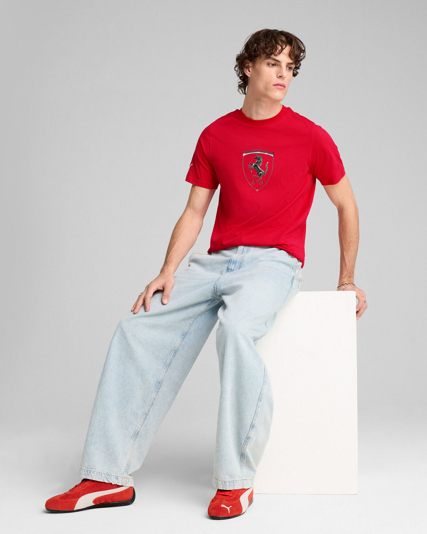 T-shirt PUMA FERRARI RACE TONAL M - Rosso - 4 | Cisalfa Sport