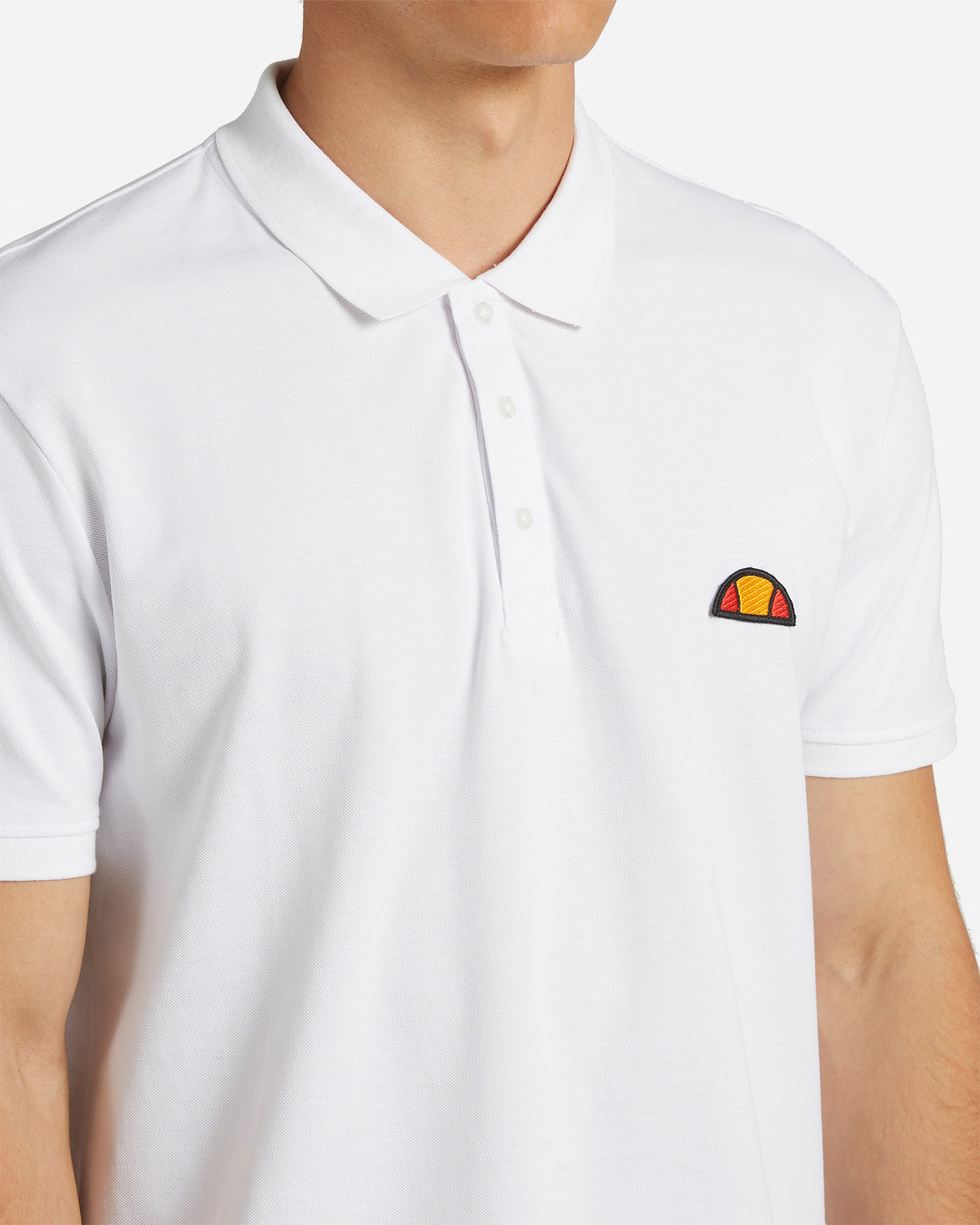 Polo ELLESSE CLASSIC PATCH M - Bianco - 4 | Cisalfa Sport