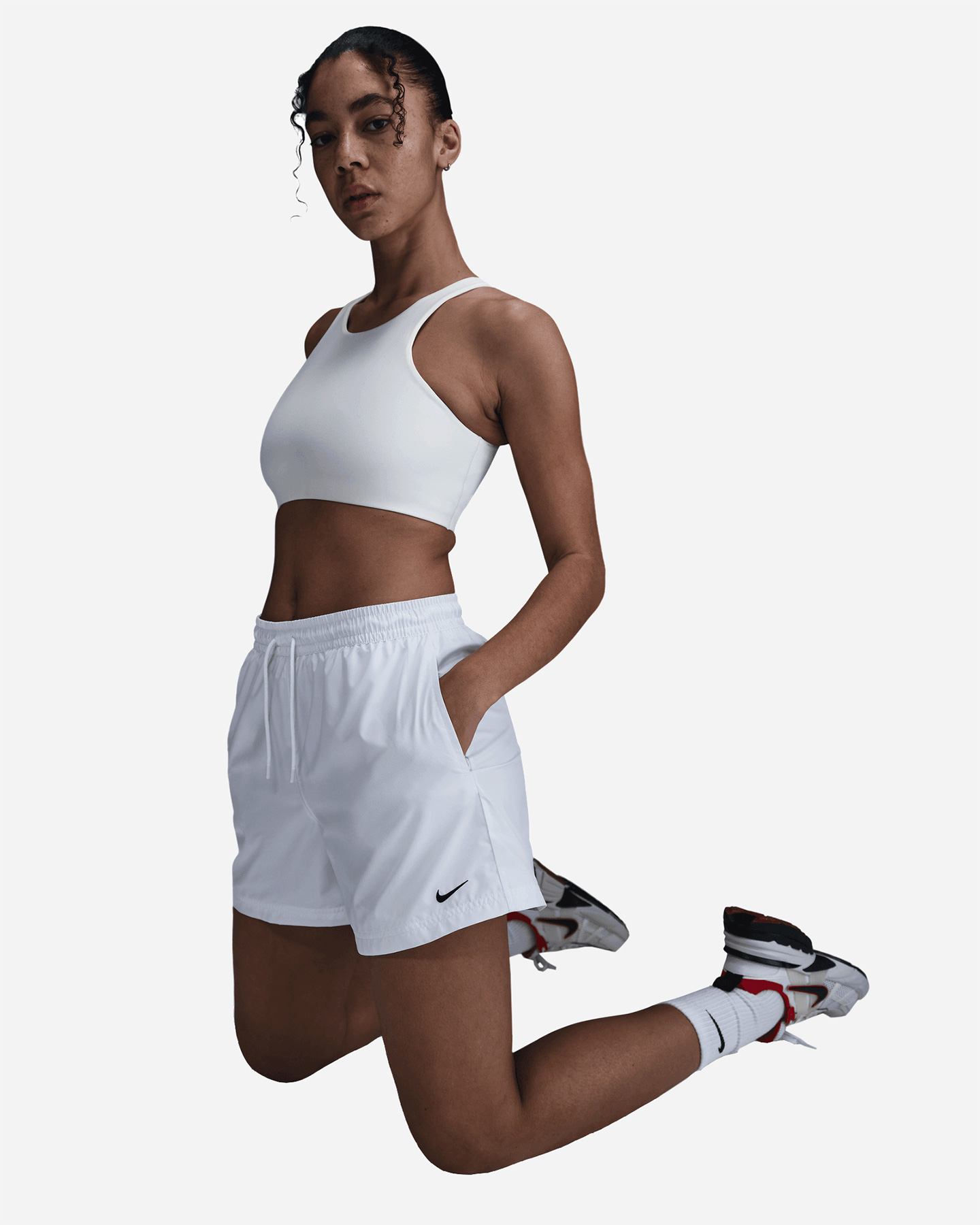 Corsaro NIKE WOVEN SMALL LOGO W - Bianco - 3 | Cisalfa Sport