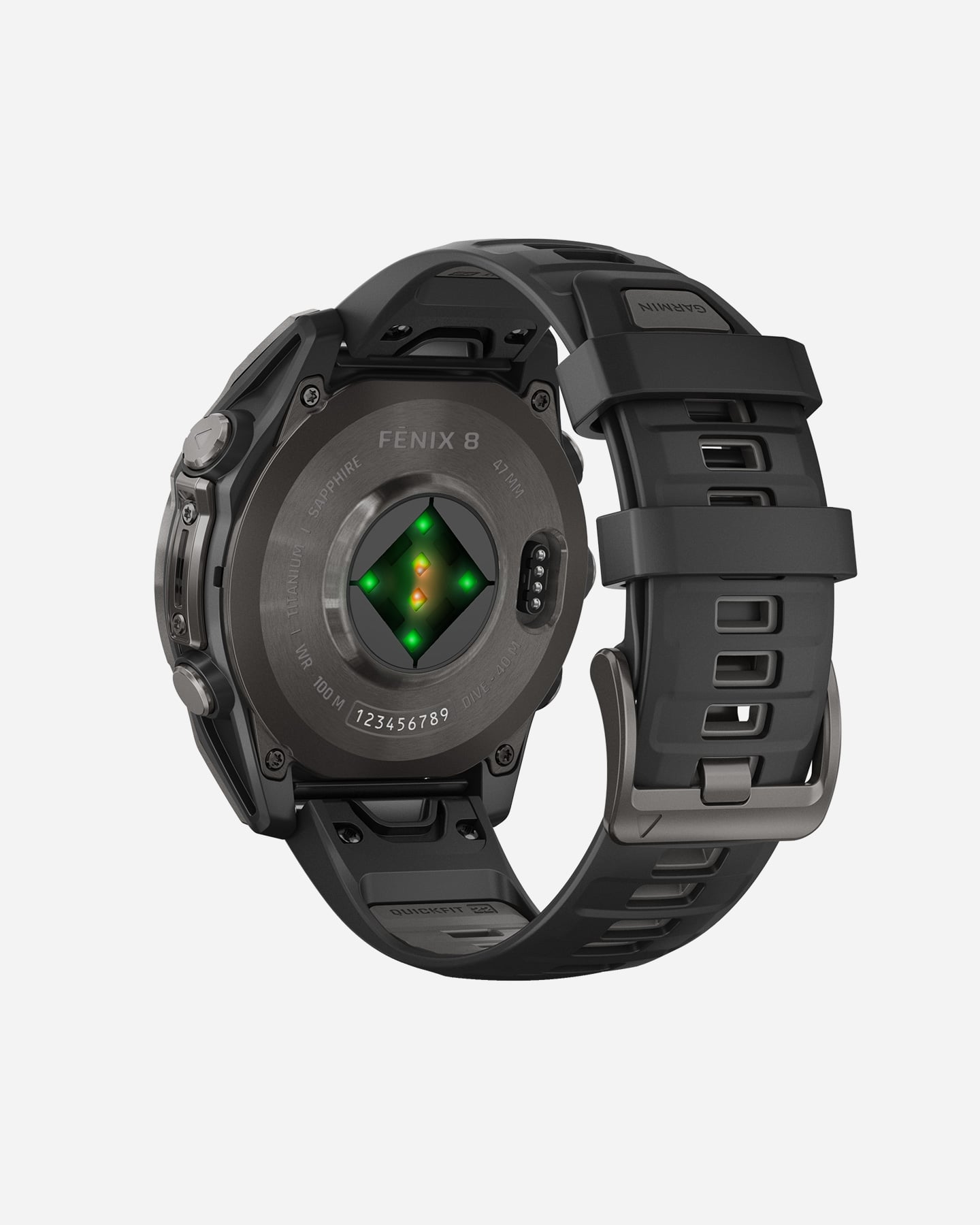 Orologio multifunzione GARMIN FENIX 8 AMOLED 47MM SAPPHIRE  - Nero - 5 | Cisalfa Sport