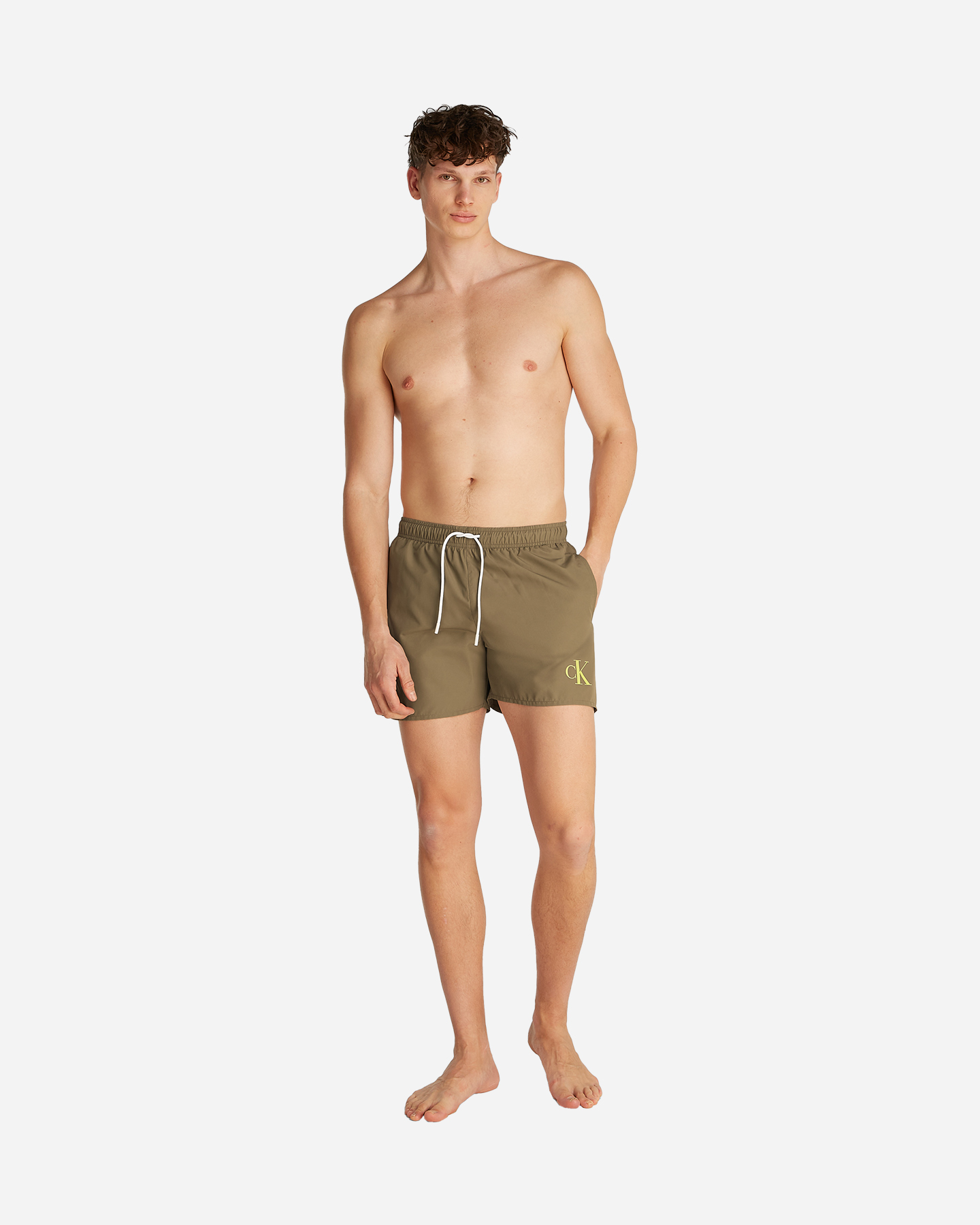 Boxer mare CALVIN KLEIN JEANS BOXER LOGO M - Verde - 2 | Cisalfa Sport