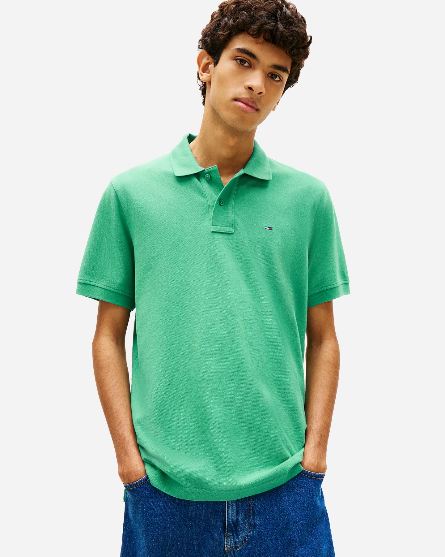 Polo TOMMY HILFIGER PIQUET M - Verde - 1 | Cisalfa Sport