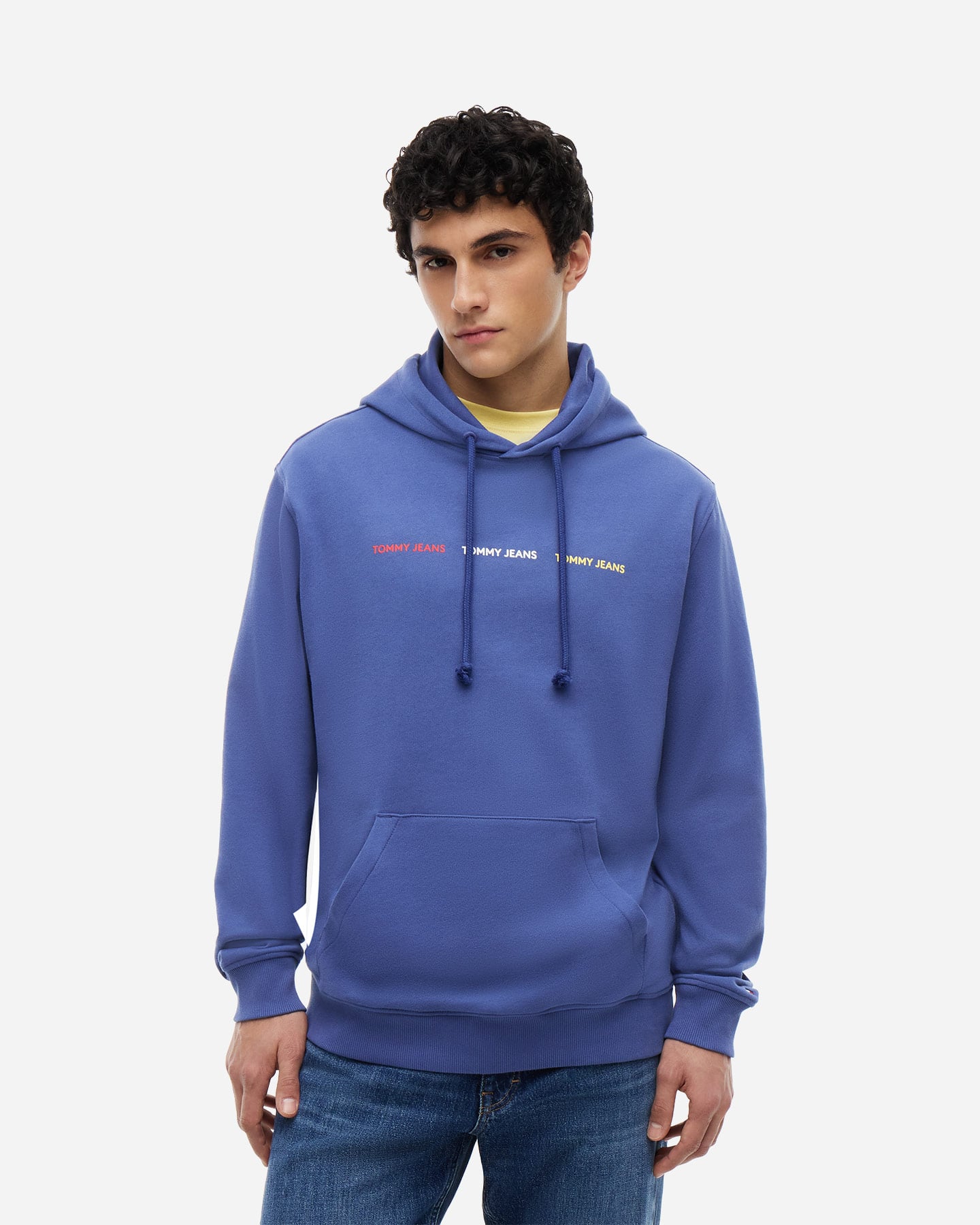 Felpa TOMMY HILFIGER LOGO REPEAT M - Azzurro - 1 | Cisalfa Sport