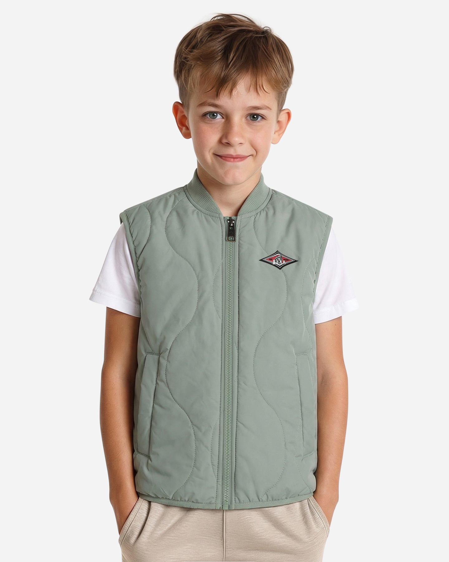 Gilet BEAR ICONIC SURF JR - Verde - 2 | Cisalfa Sport
