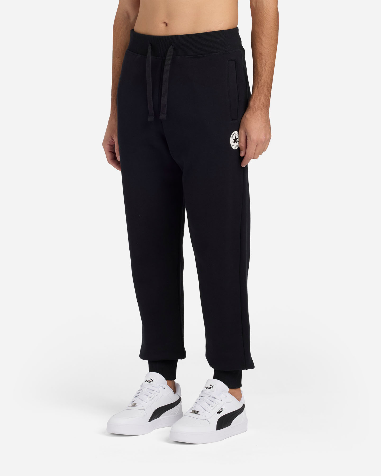 Pantalone CONVERSE CHUCK TAYLOR REGULAR M - Nero - 2 | Cisalfa Sport