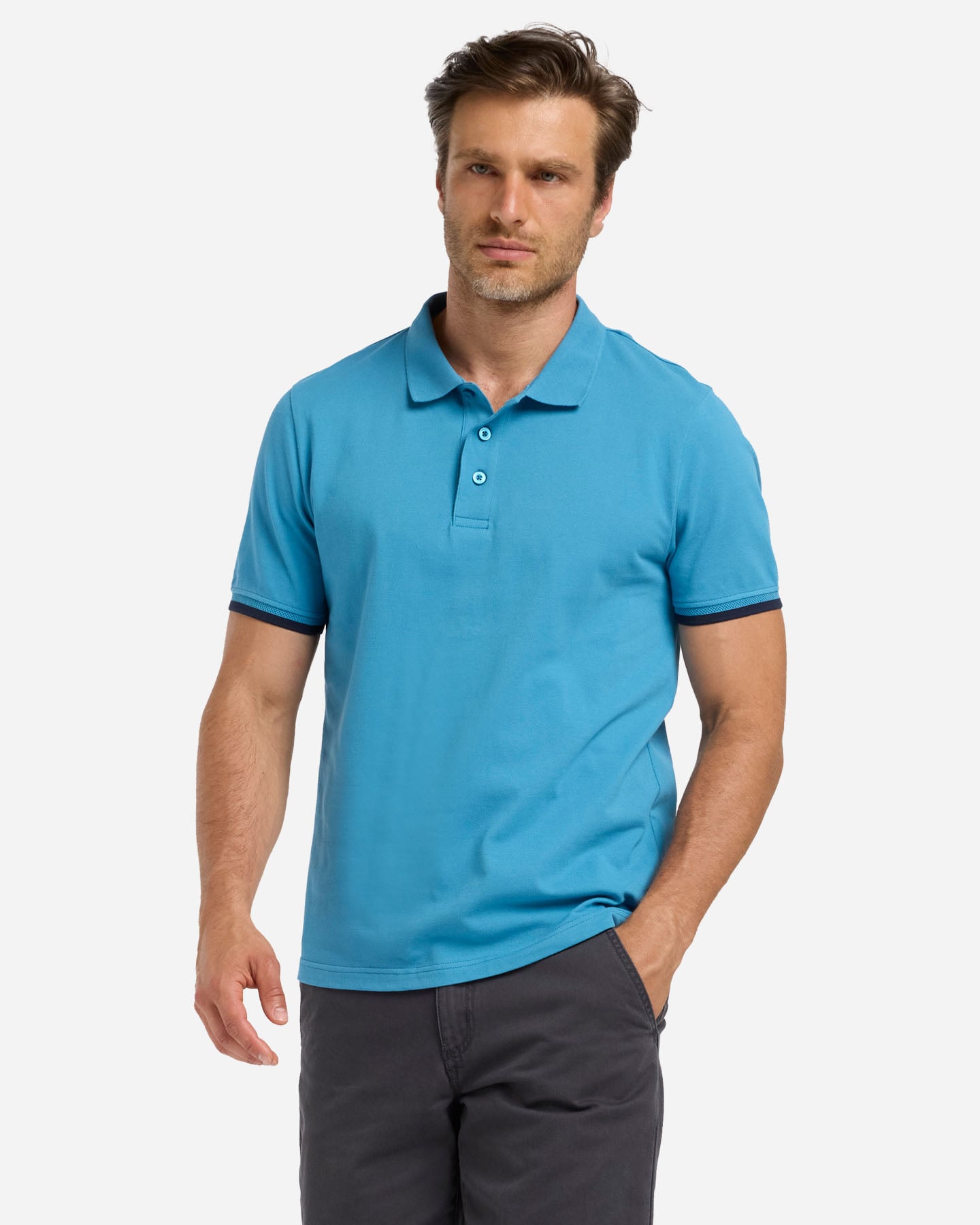 Polo DACK'S ESSENTIAL M - Azzurro - 1 | Cisalfa Sport