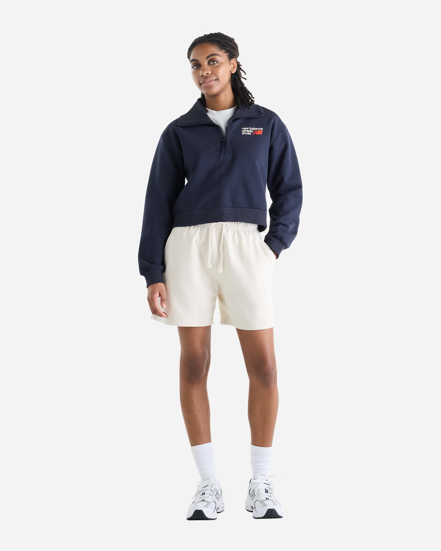 Felpa NEW BALANCE ATHLETIC SMALL LOGO W - Blu - 2 | Cisalfa Sport
