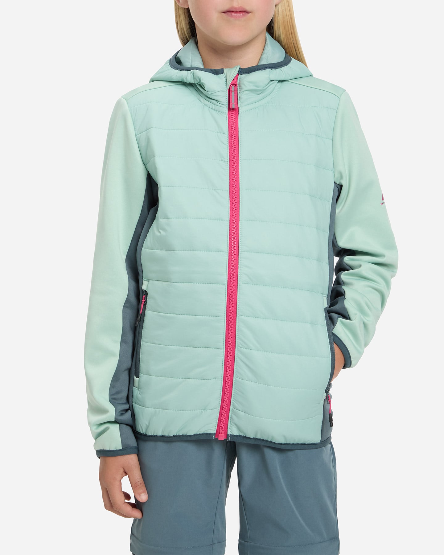 Giacca outdoor MCKINLEY SAGAN II HYBRID JR - Azzurro - 1 | Cisalfa Sport