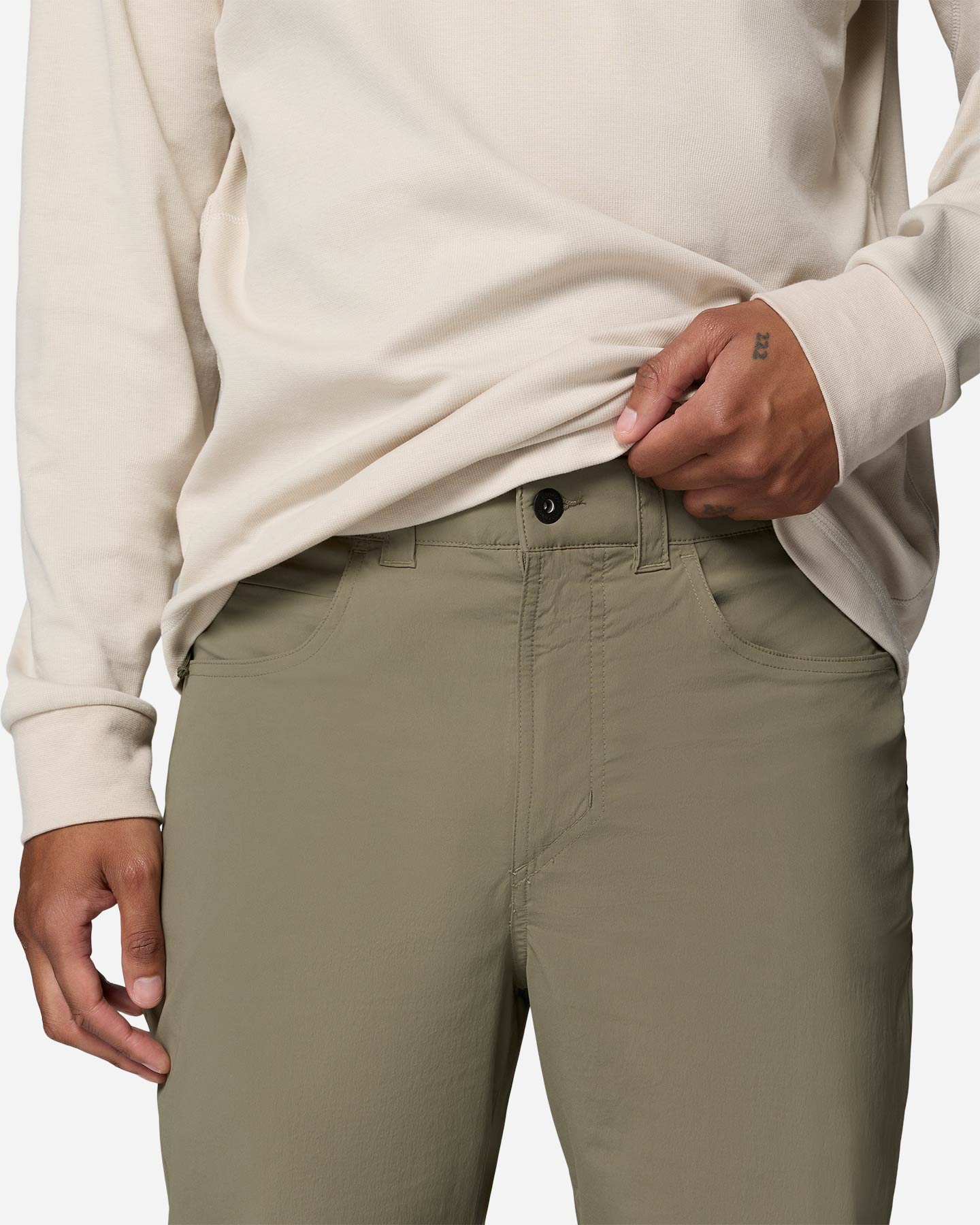 Pantalone outdoor COLUMBIA ROC LITE 5 M - Verde - 3 | Cisalfa Sport