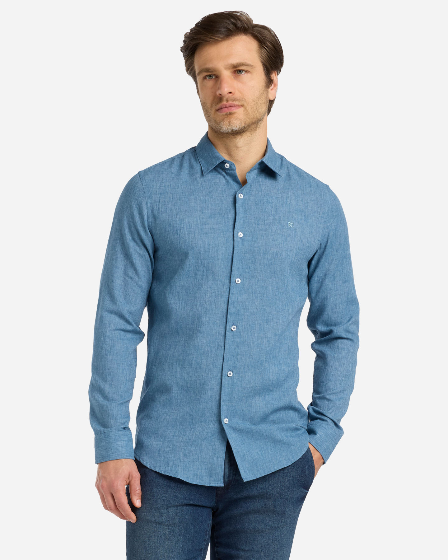 Camicia BEST COMPANY NEXT 24/7 M - Blu - 1 | Cisalfa Sport